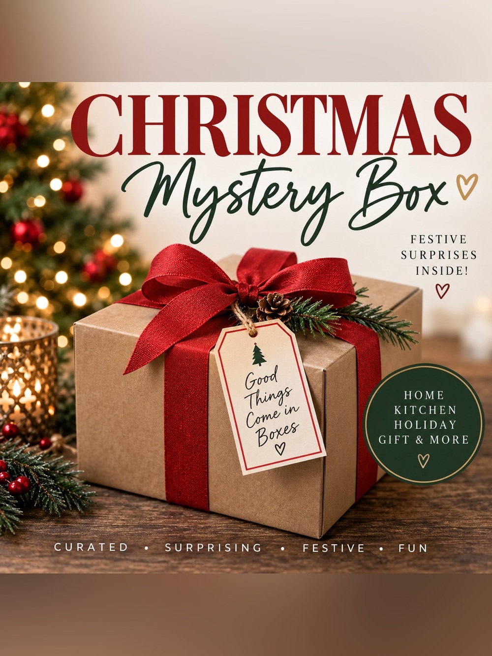 Christmas Mystery Box | Holiday Home, Kitchen & Gift Surprises